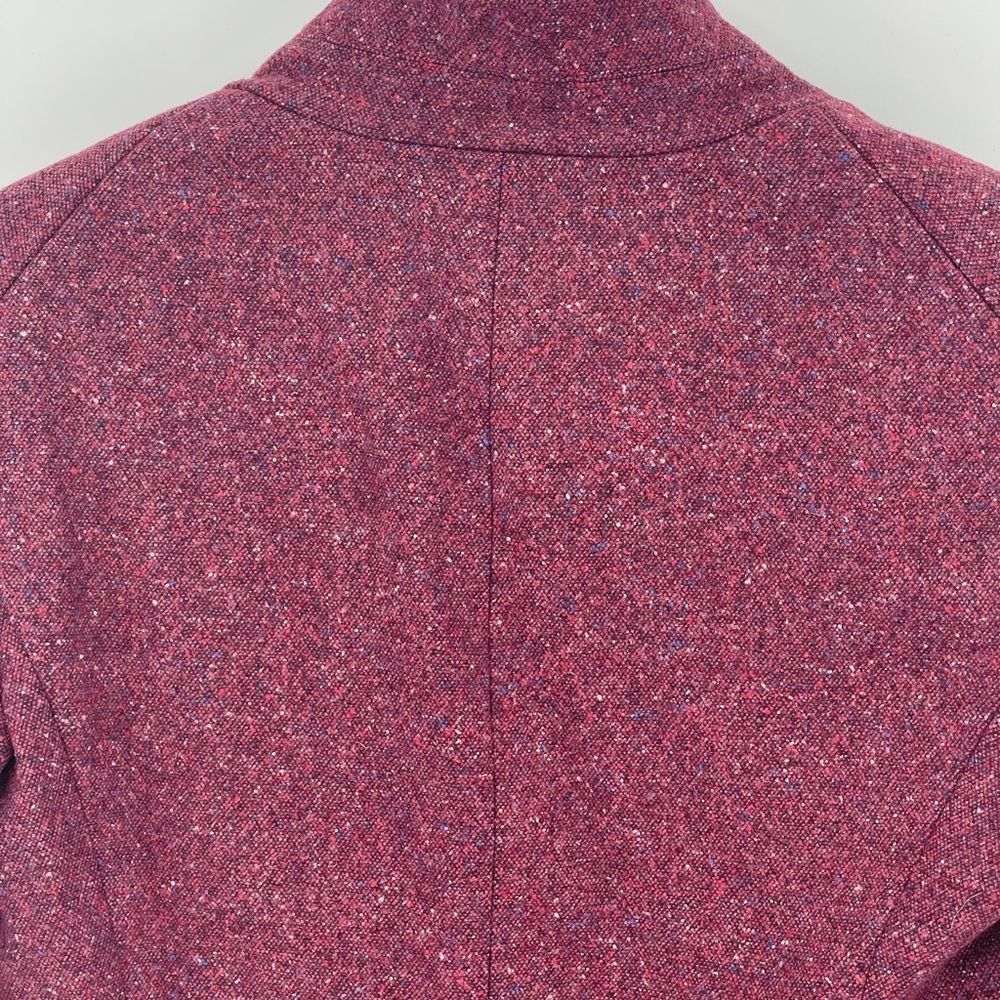 New Veronica Beard I Am Dickey Jacket Blazer Berry Red Pink Size 0 Wool Blend - Picture 5 of 15